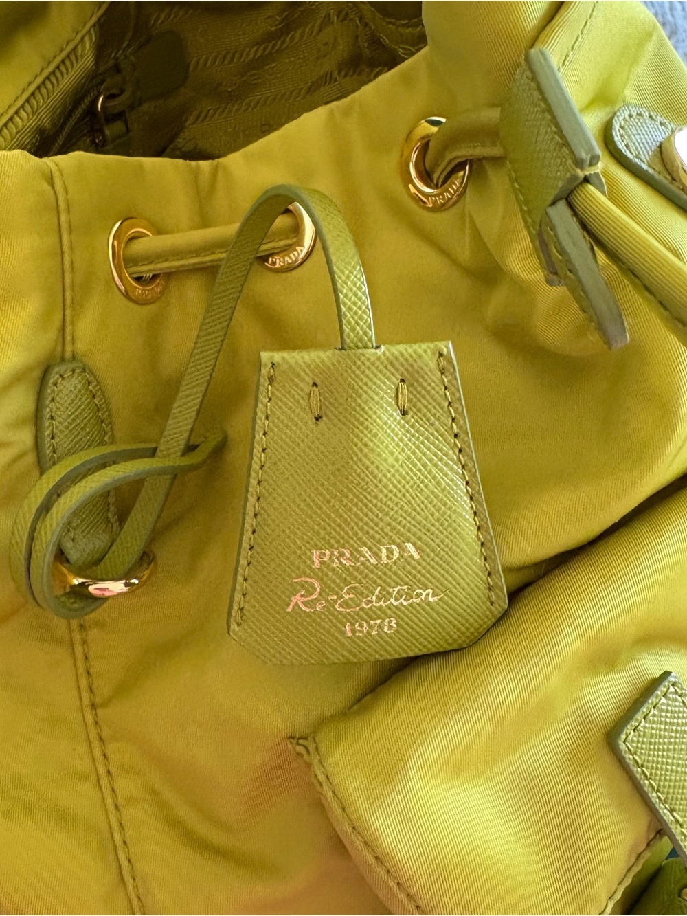 Prada Re-Edition 1978 Small Re-Nylon Tessuto Fern Green Backpack EUC - Picture 14 of 16